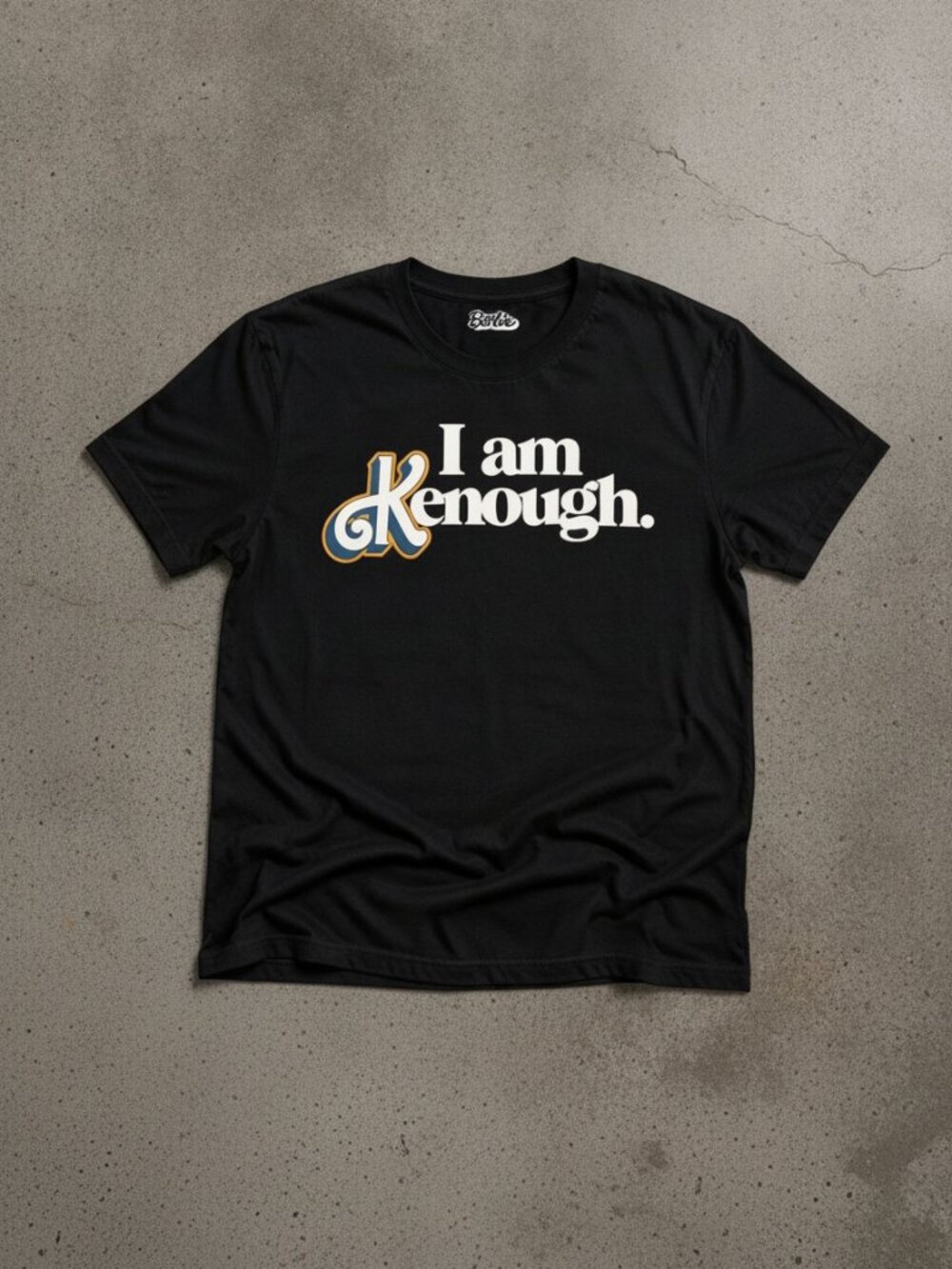 Barbie I Am Enough Graphic T-Shirt | Black Inspirational Tee